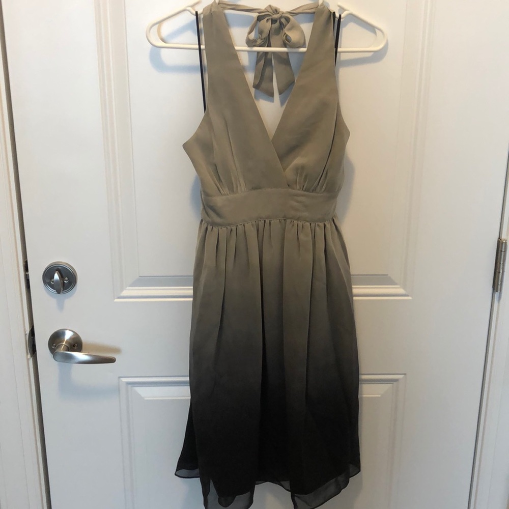 NWT Express beautiful gray to black ombré dress 🖤